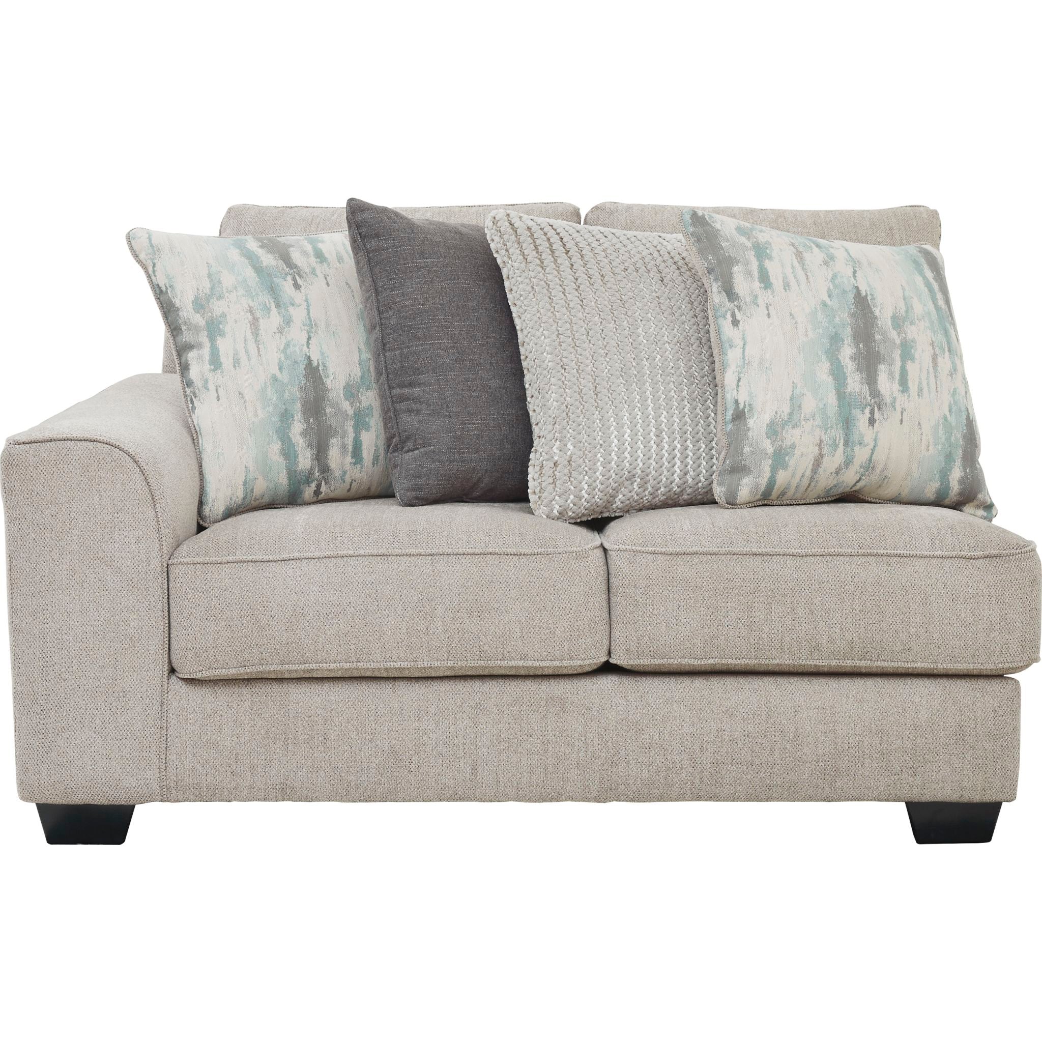 Ardsley 3-Piece Sectional Sofa with Chaise Lounge - Modern L-Shaped Couch for Living Room, Family Room & Apartment - Soft Fabric Upholstery & Comfortable Seating