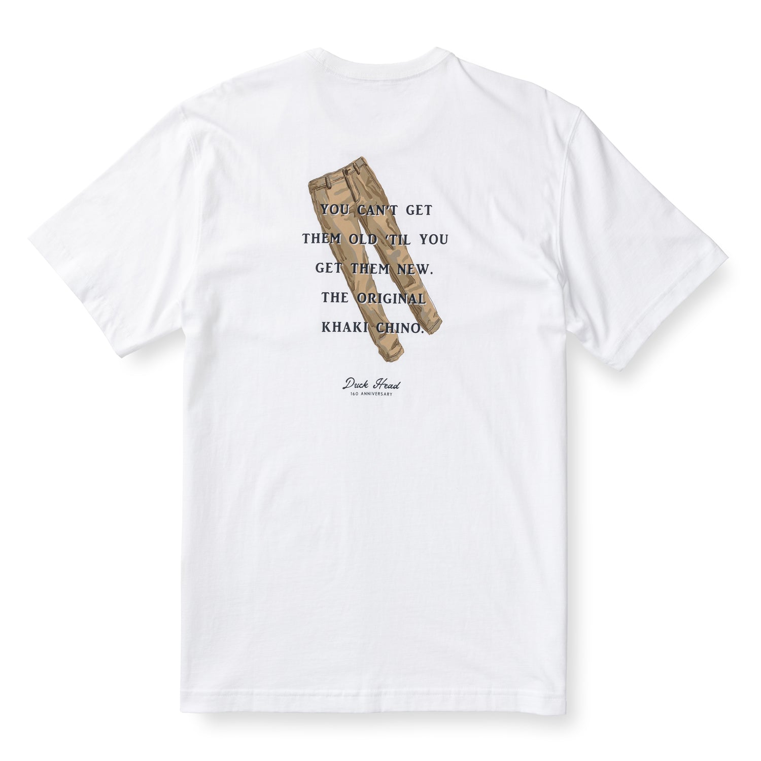 The Original Khaki Chino Short Sleeve T-Shirt - 160th Anniversary Edition | Classic Casual Men's Shirt for Summer, Travel & Outdoor Activities