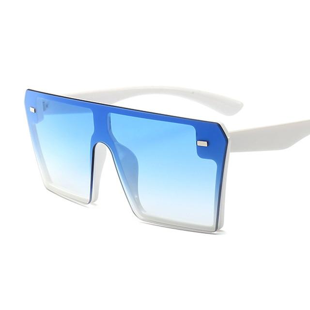 Oversized Square Sunglasses for Women - UV400 Protection & Mirror Lens - Stylish & Trendy for Beach, Driving, and Outdoor Activities