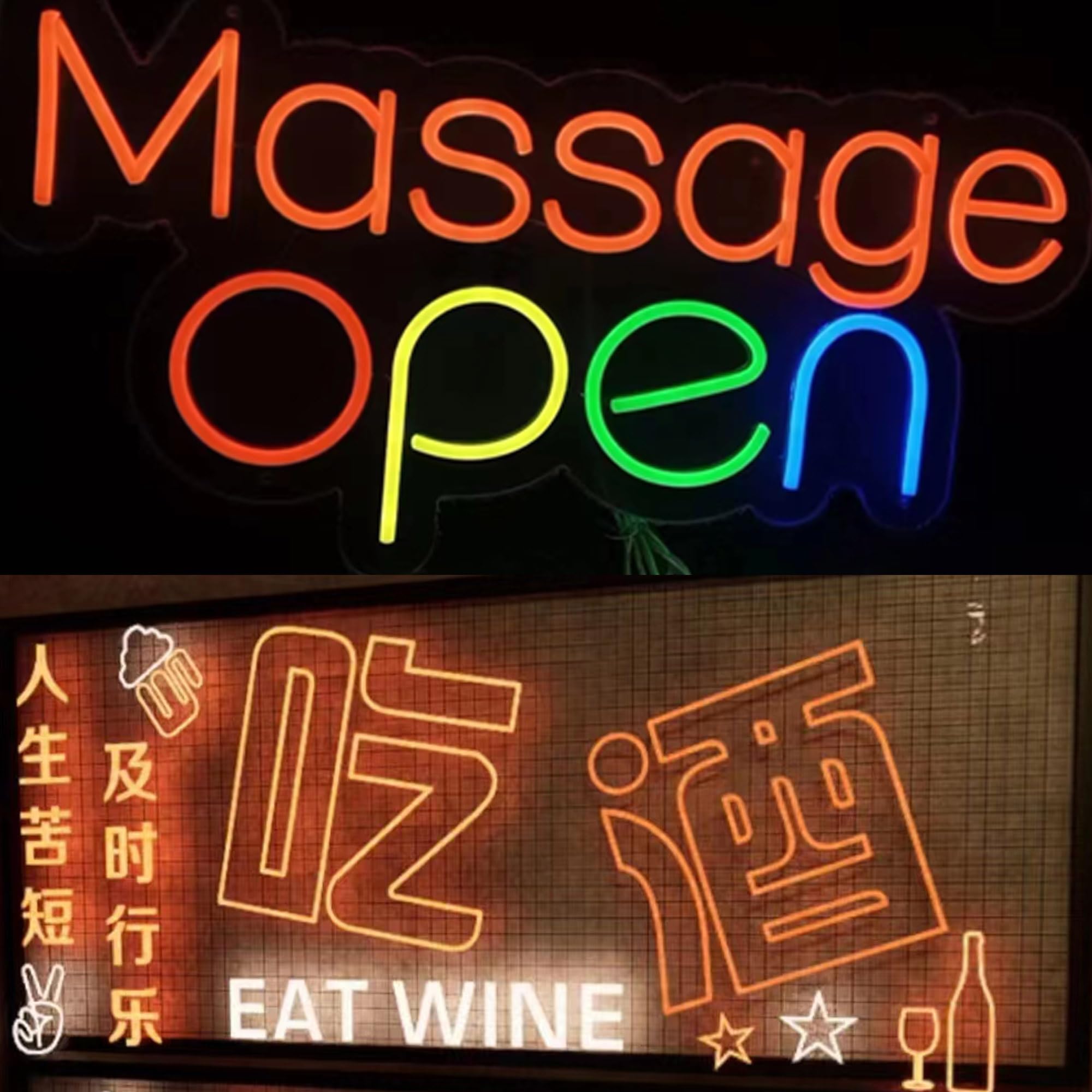 Custom LED Neon Signs - Personalized Large Wall Decor for Bedroom, Salon, Wedding, Birthday, Party & Bar | Shop Logo & Name Neon Lights for Home, Business & Event Decorations