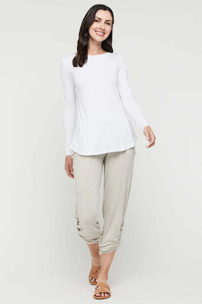 Margot Top Women's White Blouse - Elegant Casual & Office Wear for Everyday Style