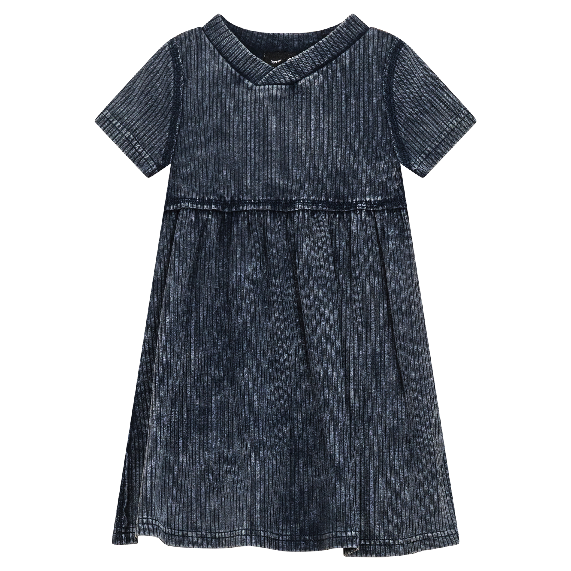 Distressed Ribbed Dress for Women - Vintage Style Bodycon Midi Dress - Perfect for Casual Outings, Date Nights & Parties