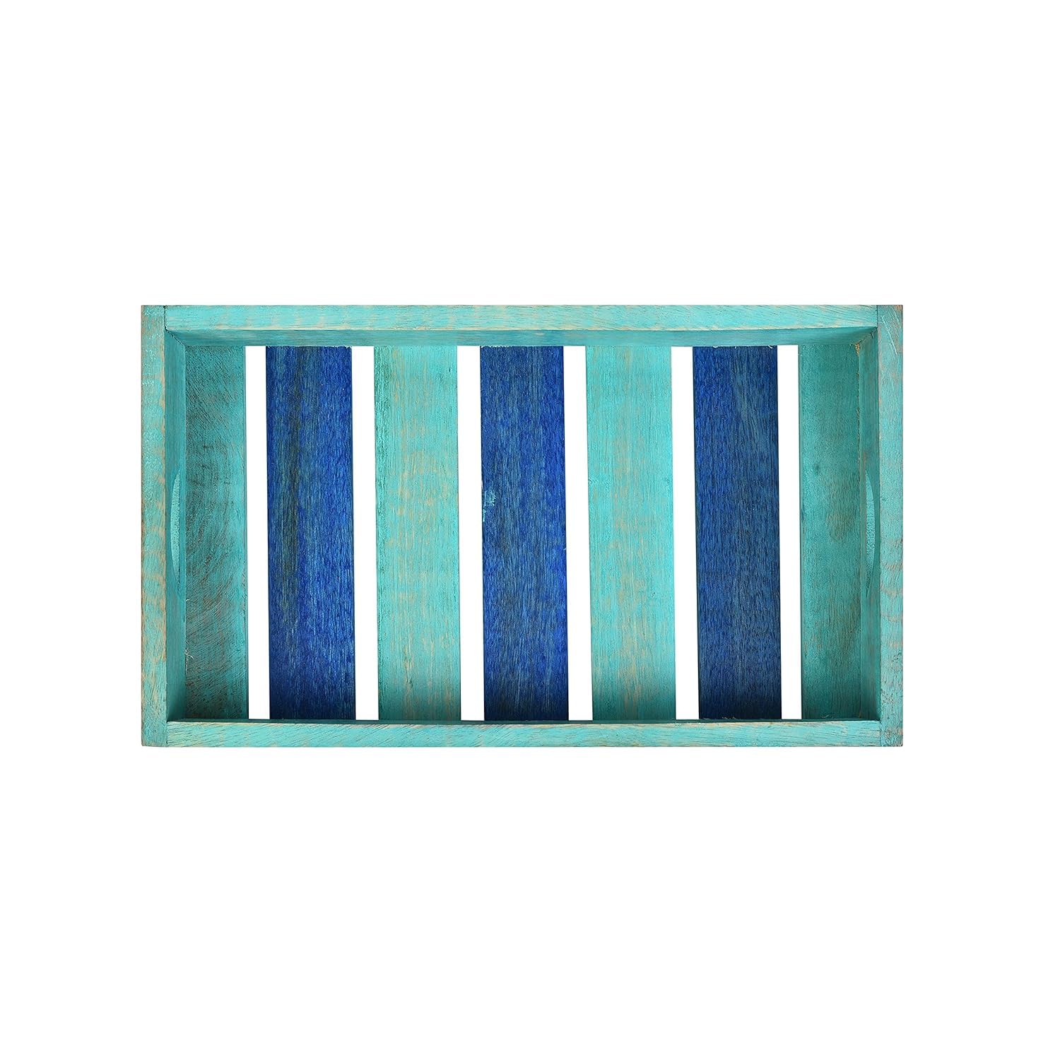 Artsio Handcrafted Mango Wood Serving Tray - 11.5