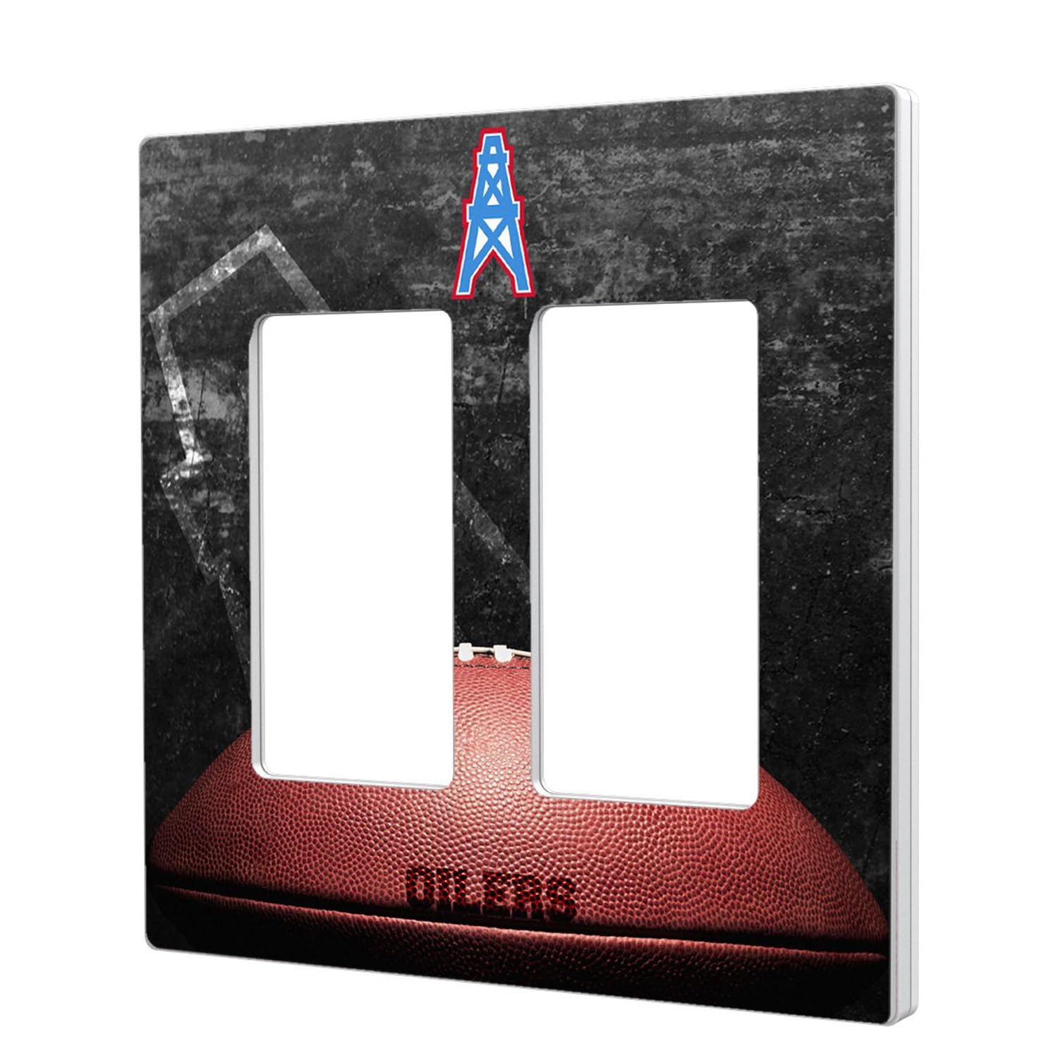 NFL Legendary Team Double Rocker Light Switch Cover Plate - Perfect for Game Room, Man Cave, and Sports Themed Home Decor