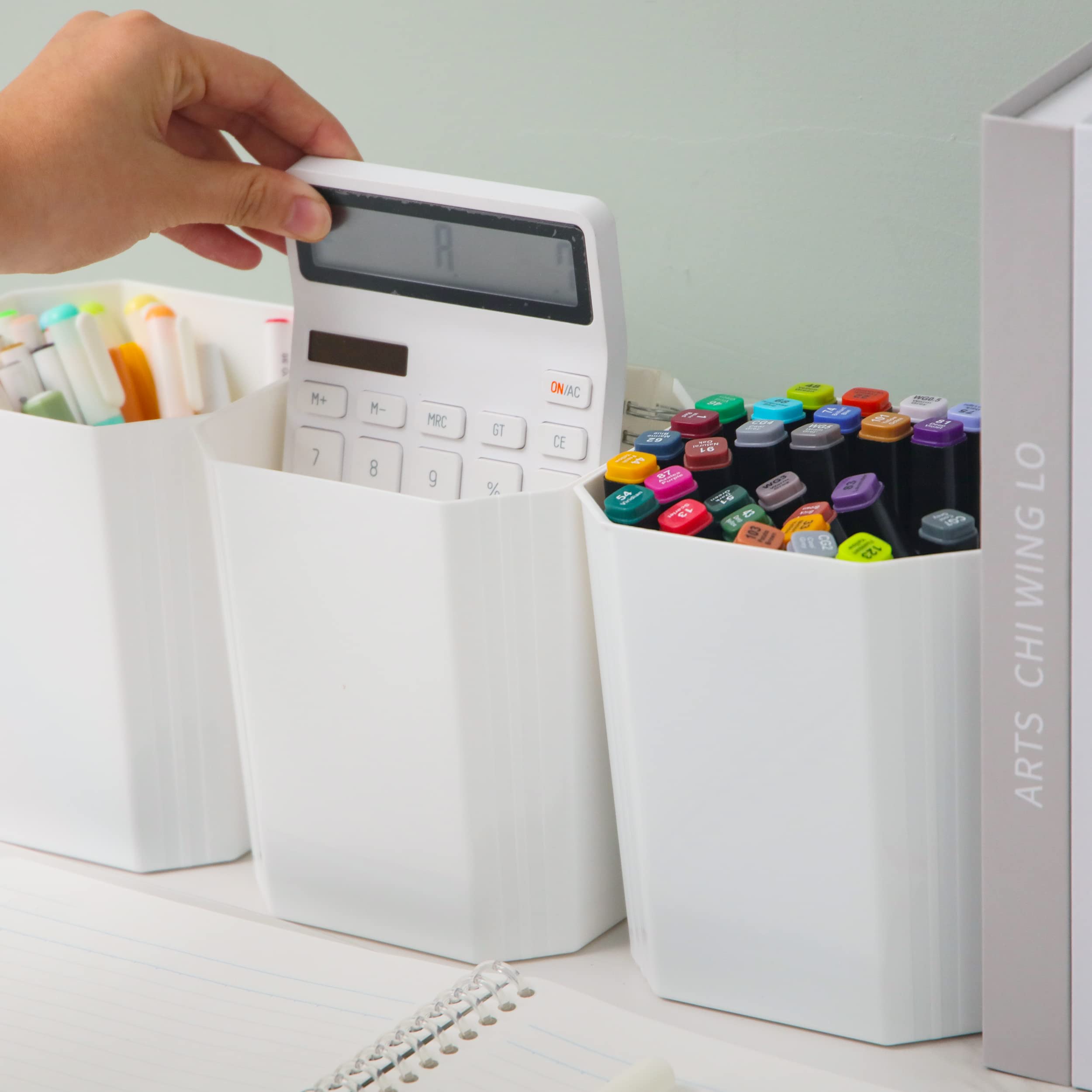 Citylife 17 QT Clear Plastic Storage Bins with Lids - Stackable Organizing Containers for Tools, Crafts, Crayons | Perfect for Home, Office & Classroom Organization