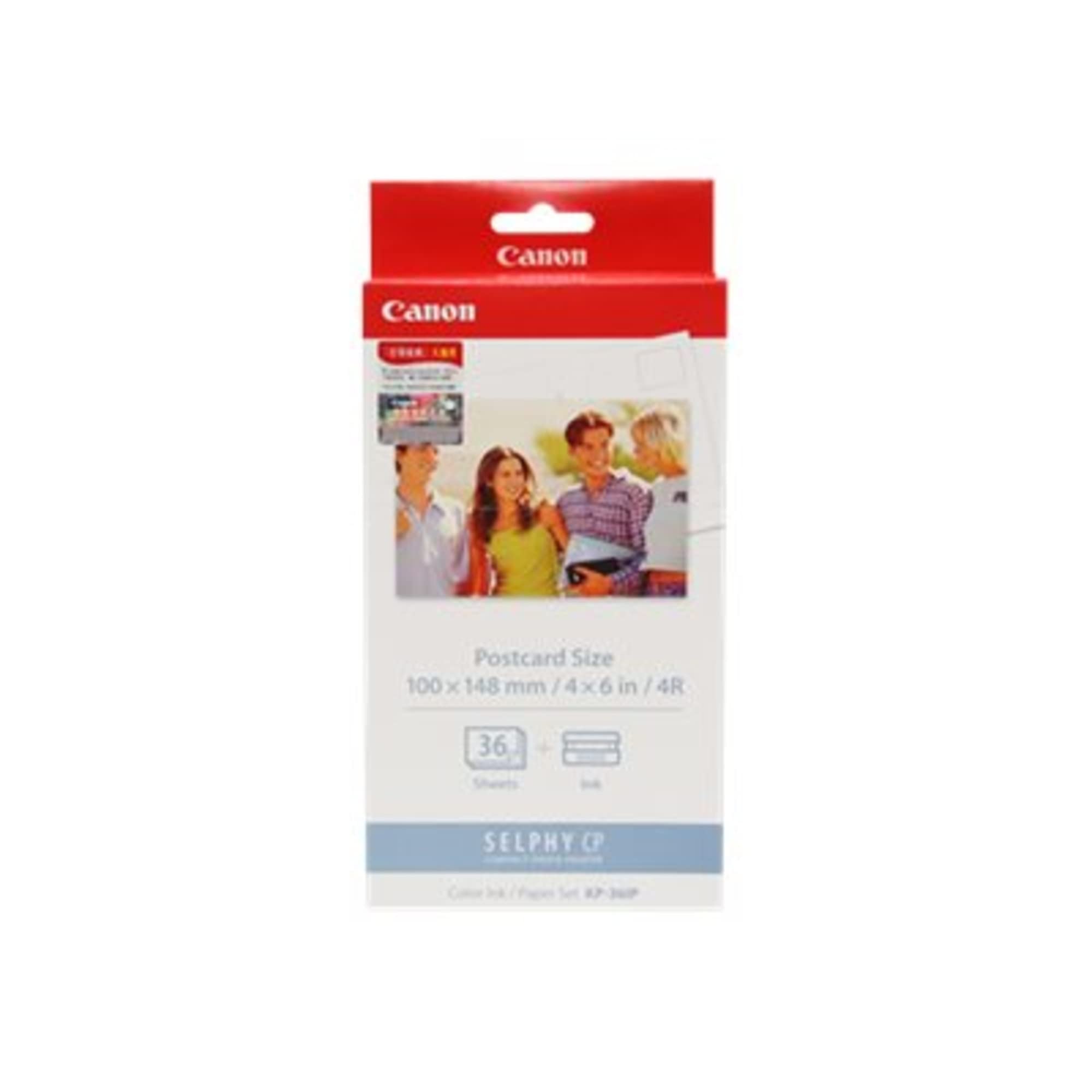 Canon KP-36IP Tri-Color Ink Cartridge & Photo Paper Kit (7737A001) - High-Quality Printing for Photos, Documents & Crafts | Perfect for Home, Office & Professional Use