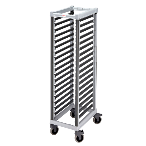 Cambro UGNPR11F18480 Camshelving GN Food Pan Trolley - Commercial Grade Stainless Steel Rolling Cart for Restaurant, Catering & Food Service - Perfect for Kitchen Storage, Buffet Setup & Food Transportation