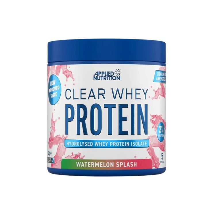 Applied Nutrition Clear Whey Isolate Protein Powder - 125g Trial Pack (5 Servings) | Zero Sugar, Low Carb, Fast Absorption | Perfect for Post-Workout Recovery & Muscle Growth