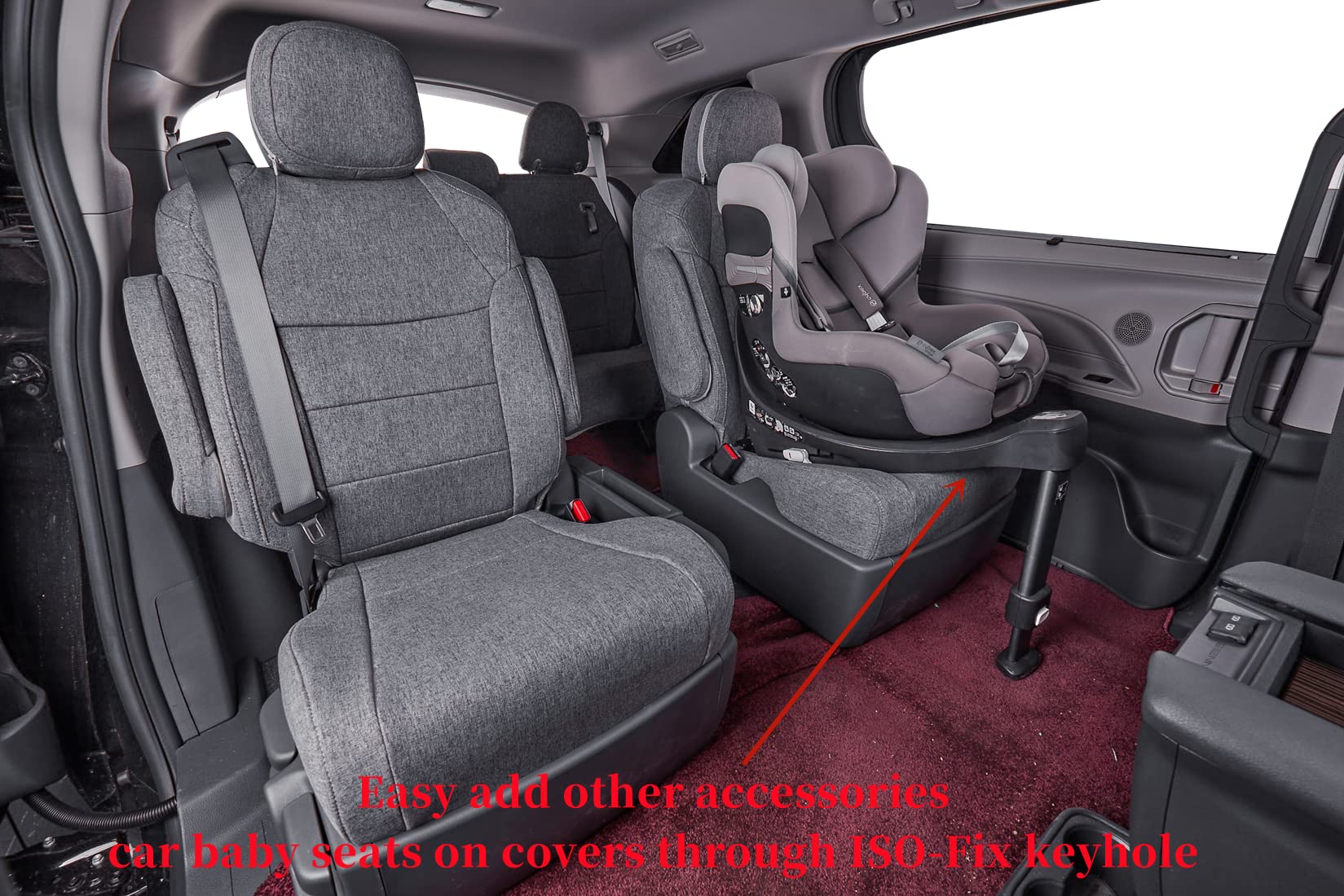 Coverdream Custom Fit Car Seat Covers - Full Coverage Universal Design with Airbag Compatibility | Perfect for SUVs, Trucks & Sedans | Durable Protection for Pets, Kids & Daily Commute