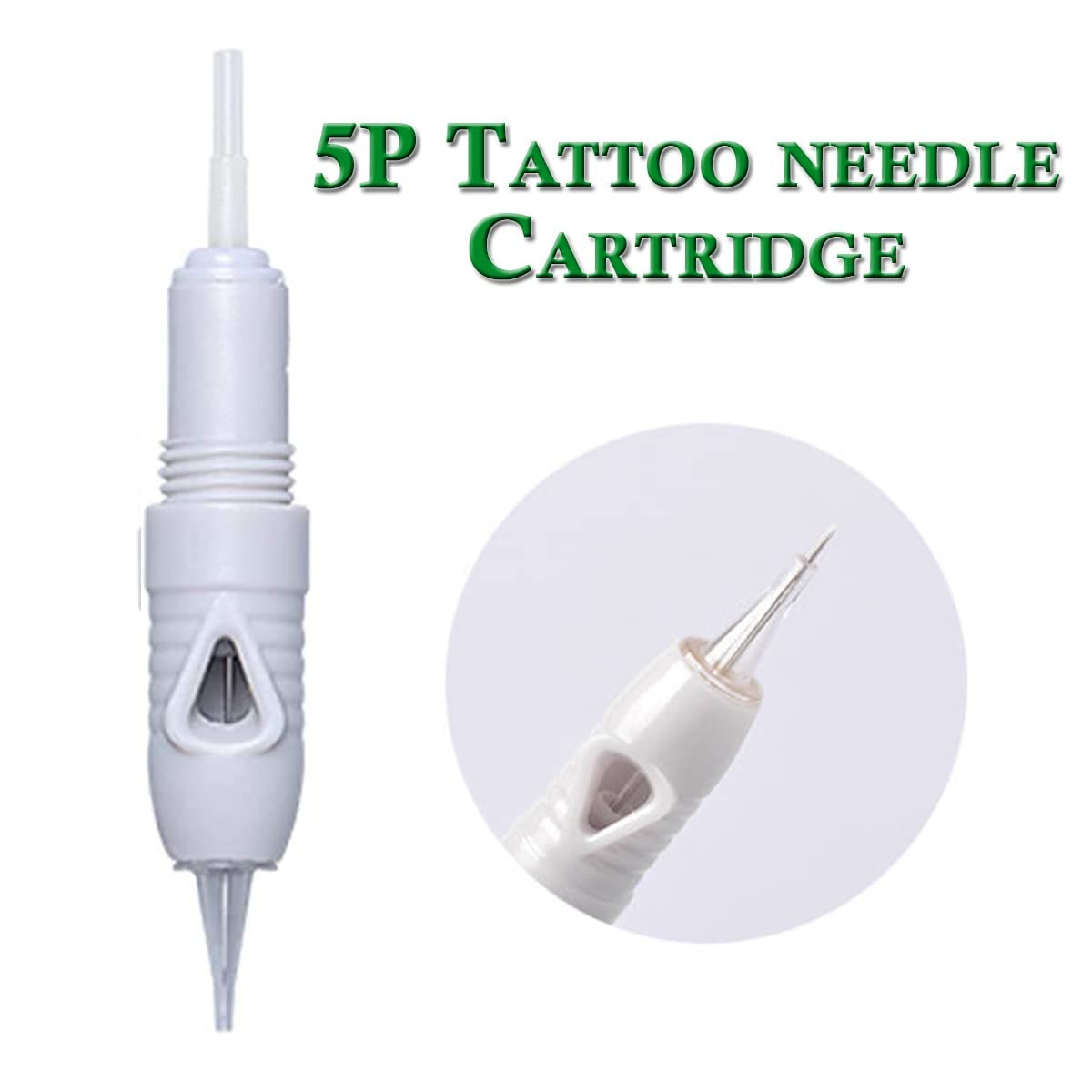 Kostech Screw Microblading Tattoo Needles Cartridge - 1P, 3P, 5P & 7P Semi-Permanent Makeup Needles for Tattoo Machine - Professional Eyebrow & Lip Tattooing Supplies for Salon & Home Use