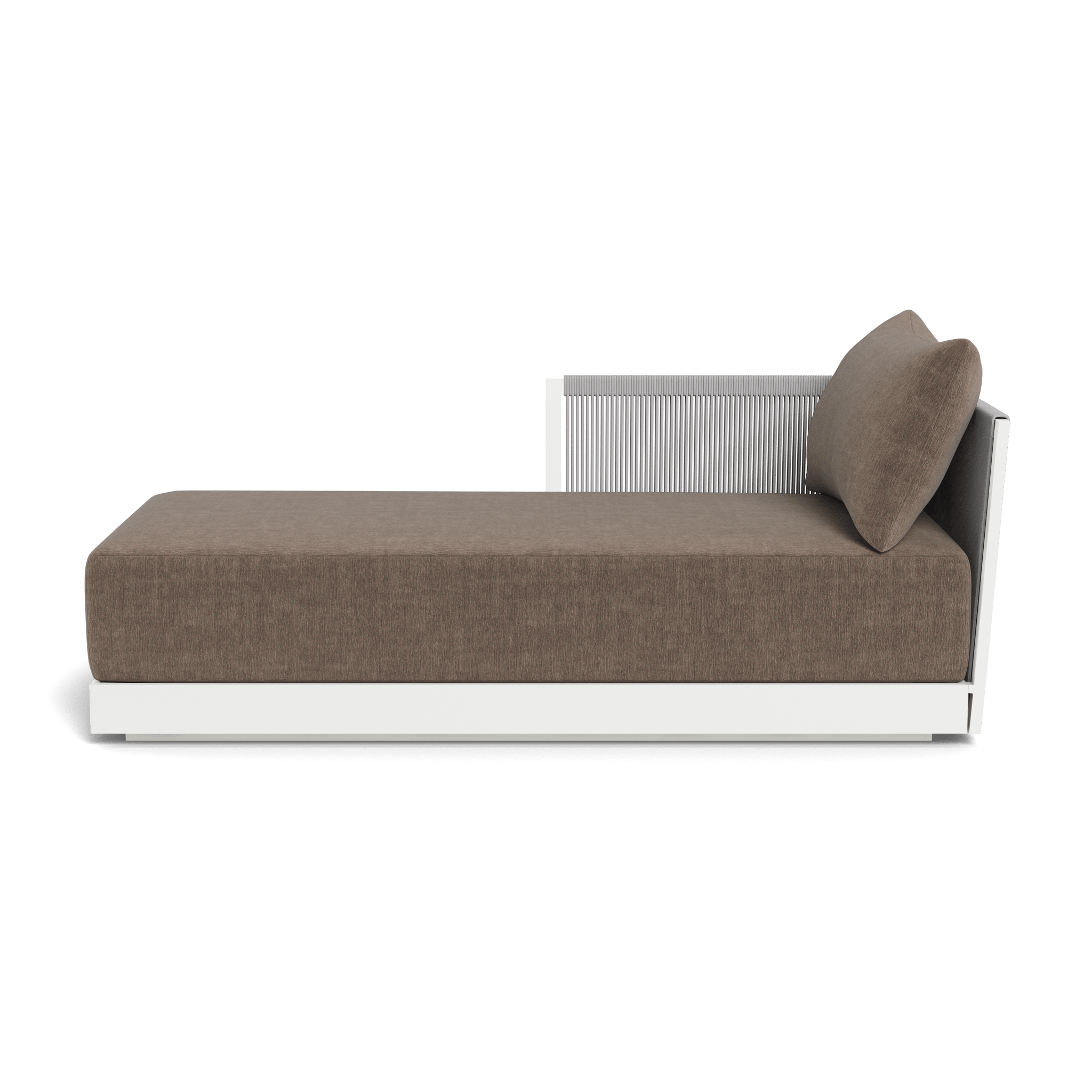 Antigua Chaise Lounge Left - Modern Outdoor Patio Furniture for Relaxing in Your Garden or Poolside