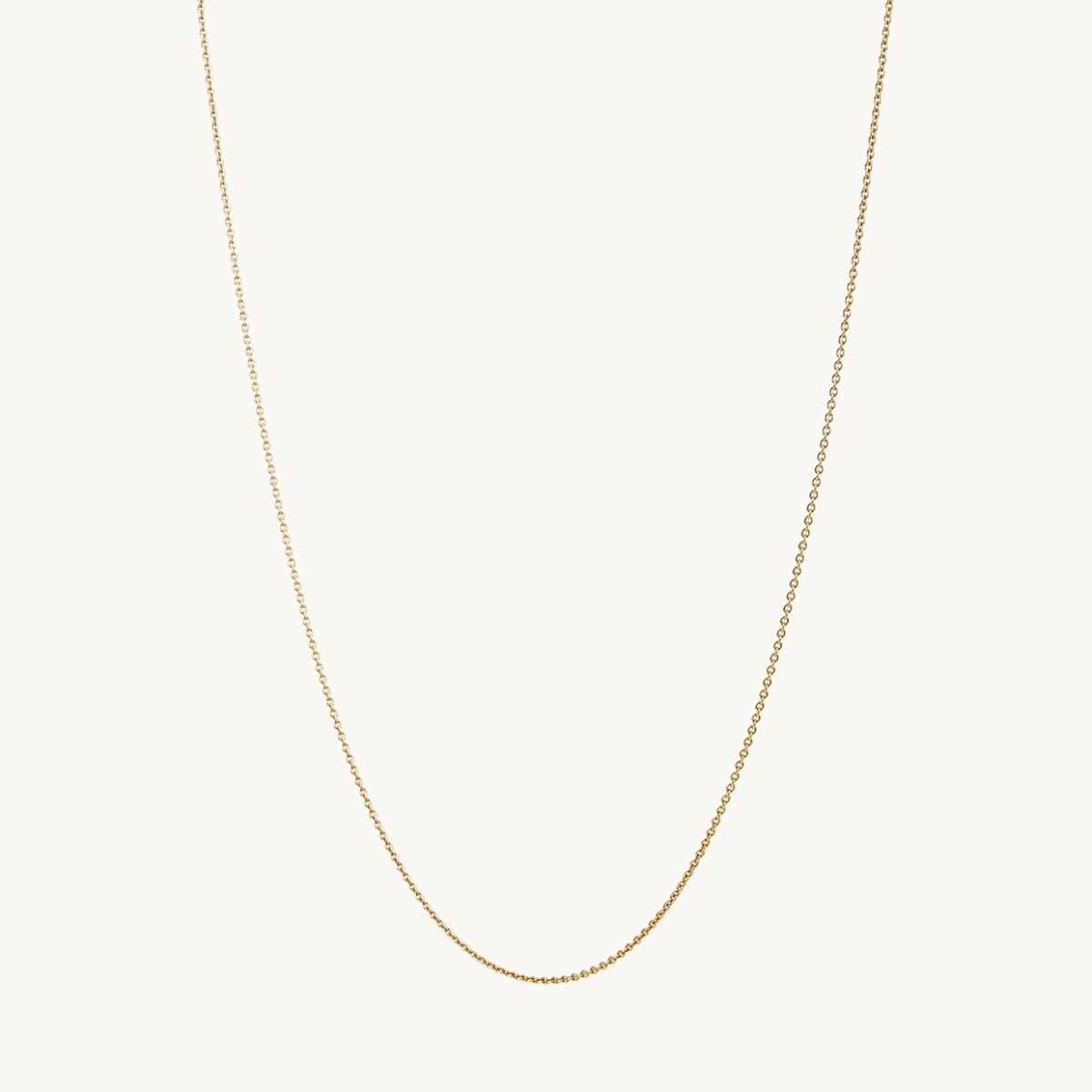 10K Yellow Gold Classic Cable Chain Necklace - Elegant & Timeless Jewelry for Women, Perfect for Everyday Wear, Gifts & Special Occasions