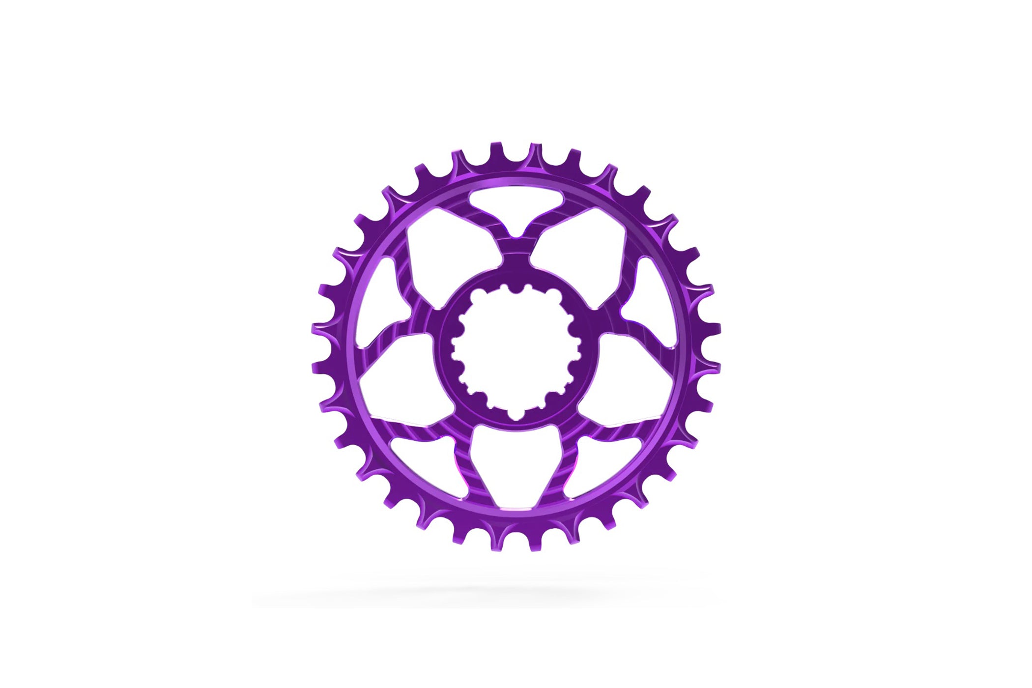 5DEV 7075 Classic Chainring - 3mm Offset for Road & Mountain Bikes - High-Performance Bicycle Crankset Upgrade for Smooth Shifting & Durability
