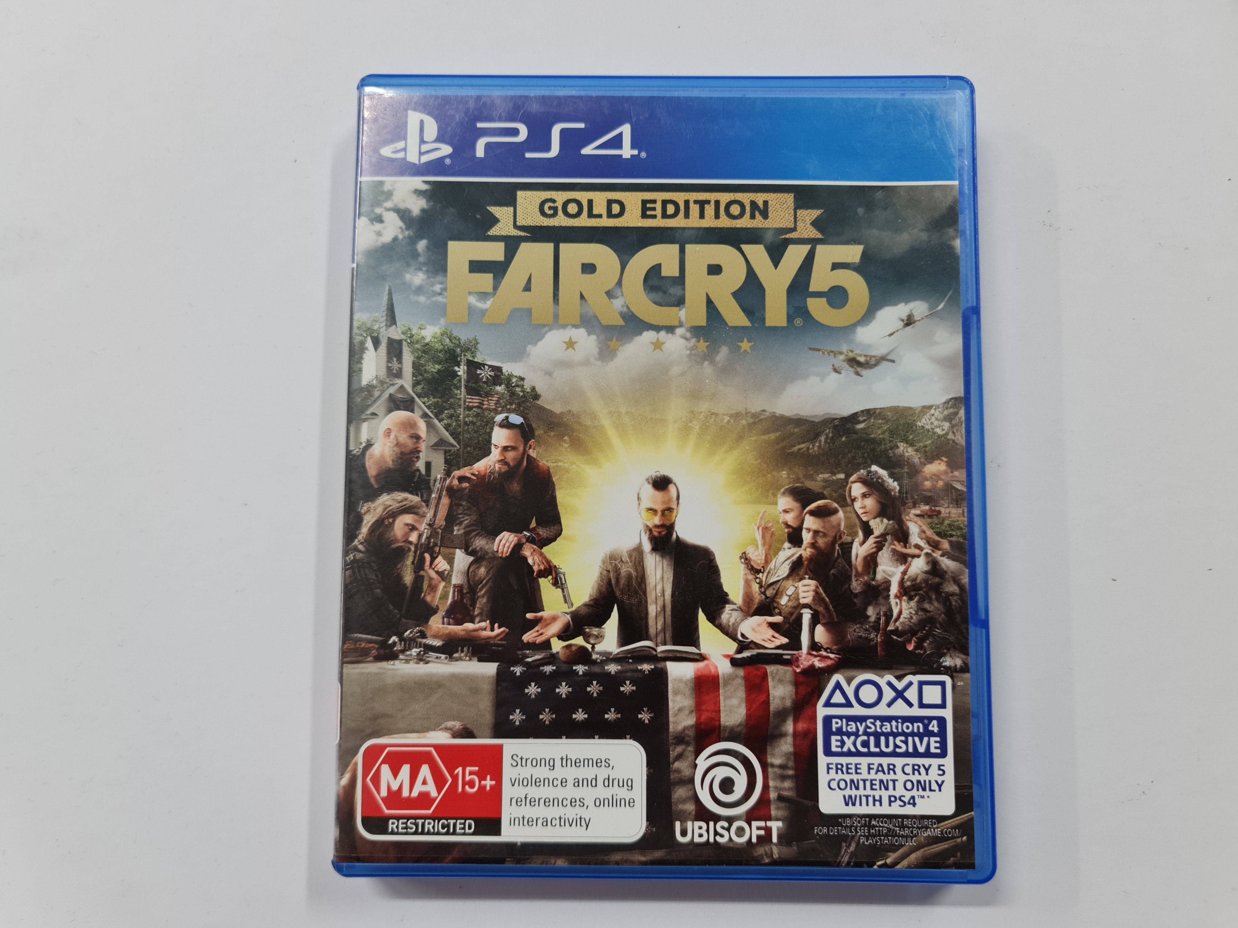 Far Cry 5 Gold Edition - Complete Game with Original Case | Action-Adventure Video Game for PC, PS4 & Xbox One | Perfect for Open-World Gaming & Story-Driven Campaigns