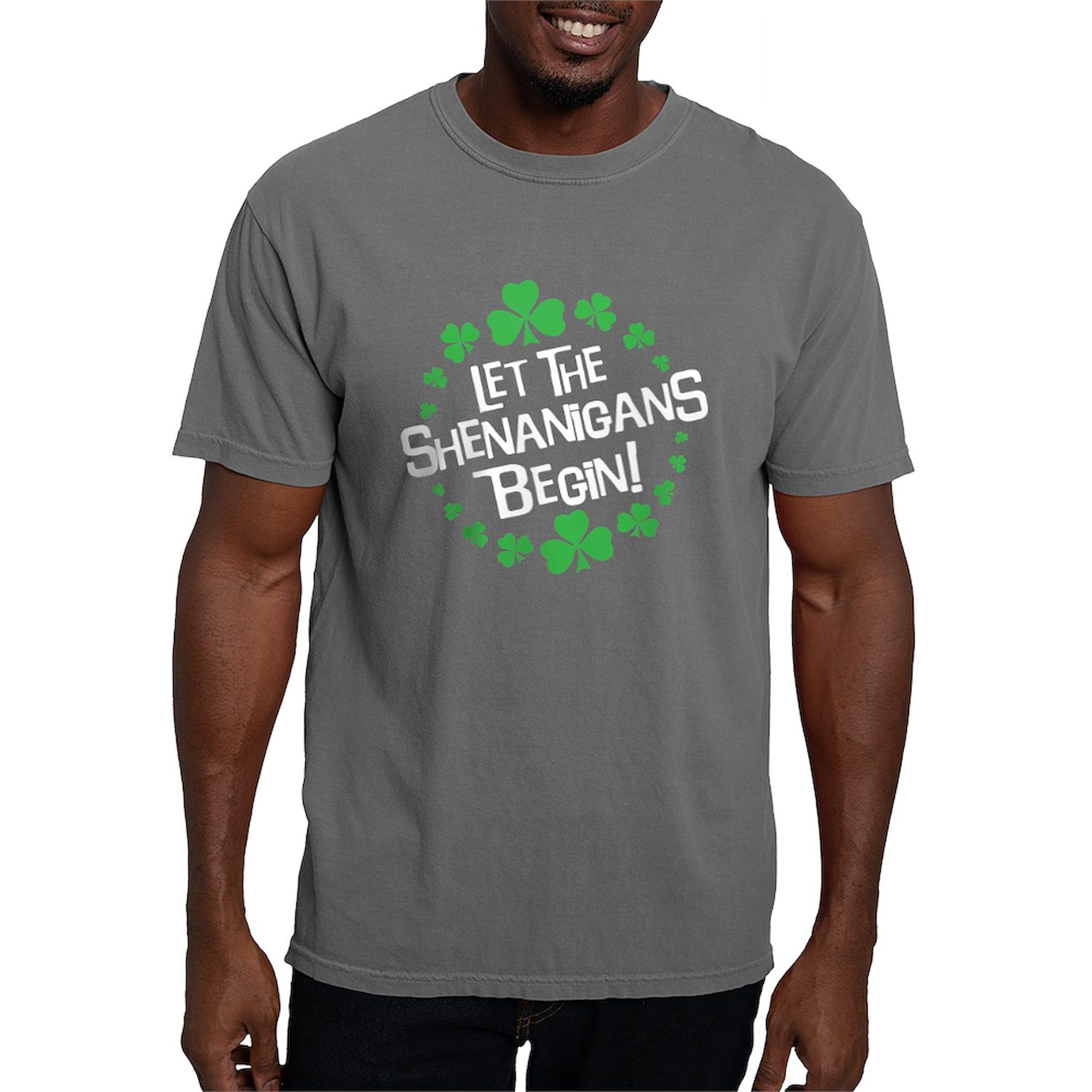 **Shenan White T-Shirt for Men - Comfort Colors Soft Cotton Tee - Casual Wear & Everyday Outfits**