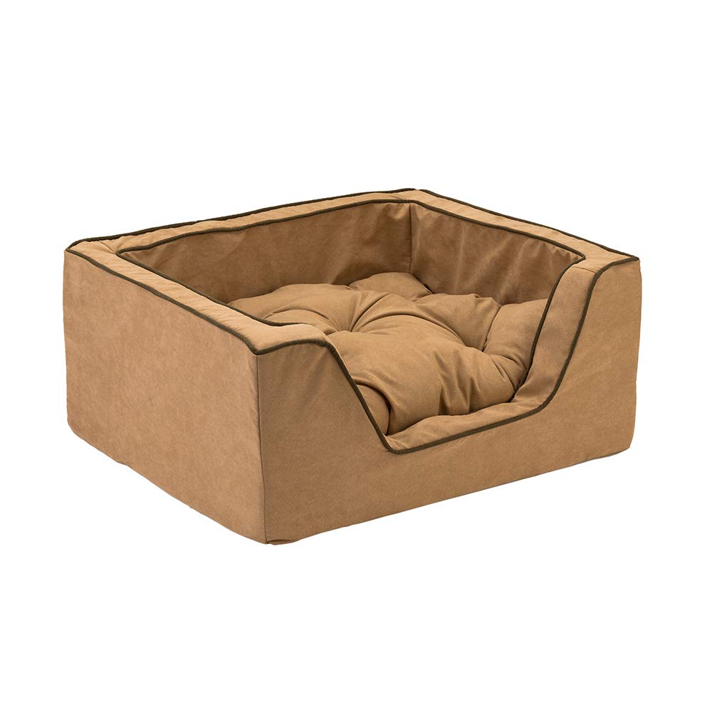 Premium Orthopedic Snoozer Luxury Square Dog Bed - Elevated Raised Dog Bed & Pet Couch for Small to Large Dogs - Perfect for Living Room, Bedroom & Pet-Friendly Spaces