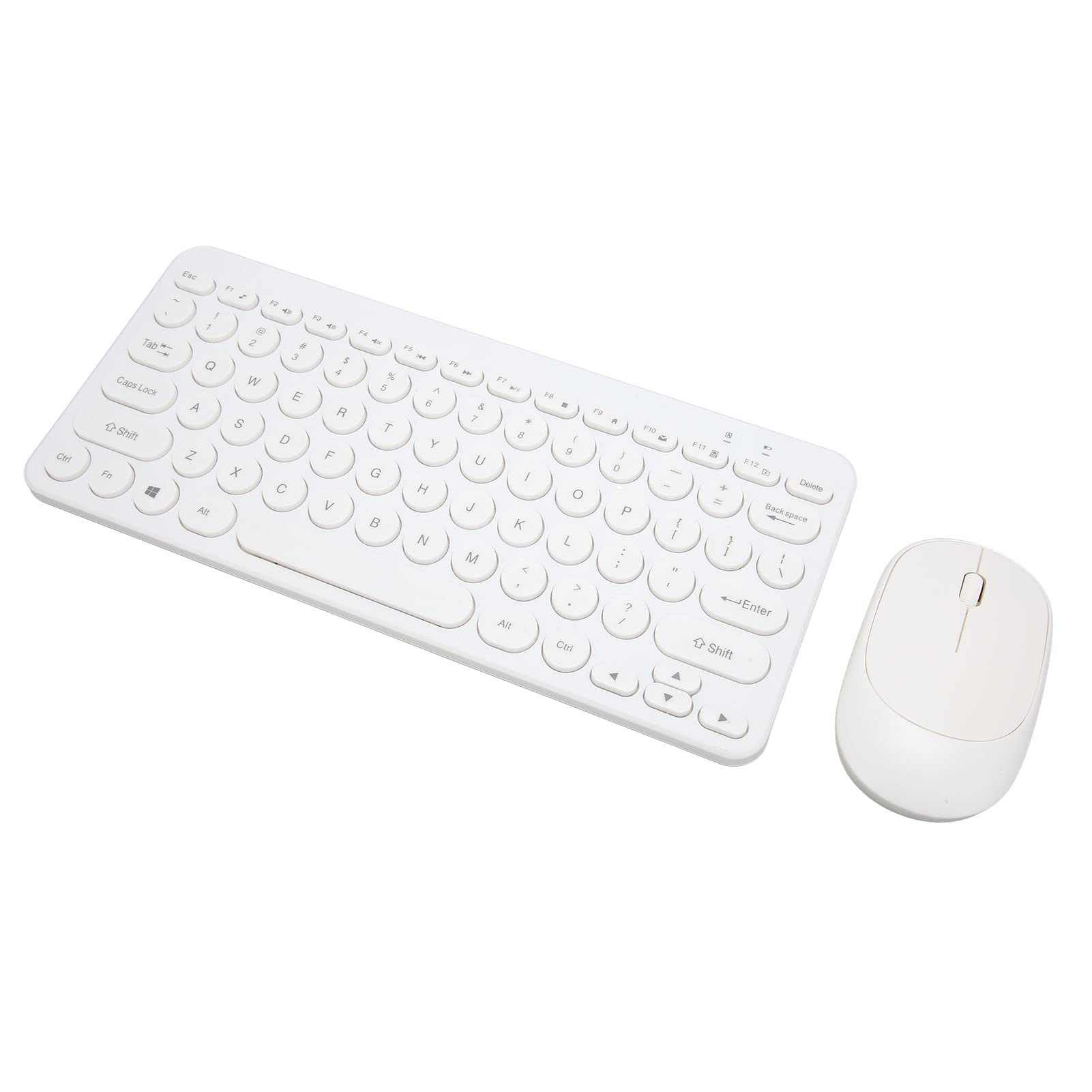 78-Key Silent Wireless Keyboard and Mouse Combo - 2.4G UV Printed Business Keyboard Set with Quiet Buttons | Perfect for Office Work, Home Computing, and Professional Workspaces
