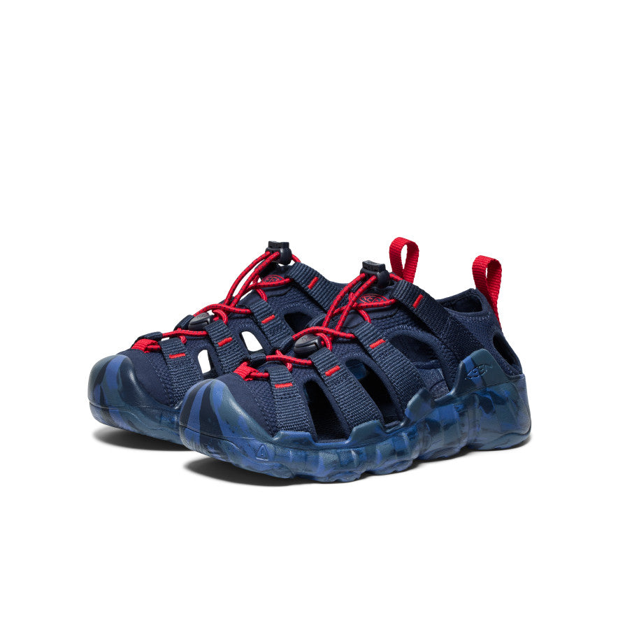 Big Kids' Hyperport H2 Sandal - Navy/Red | Water Sports & Beach Activities | Comfortable & Durable Kids' Sandals for Outdoor Play