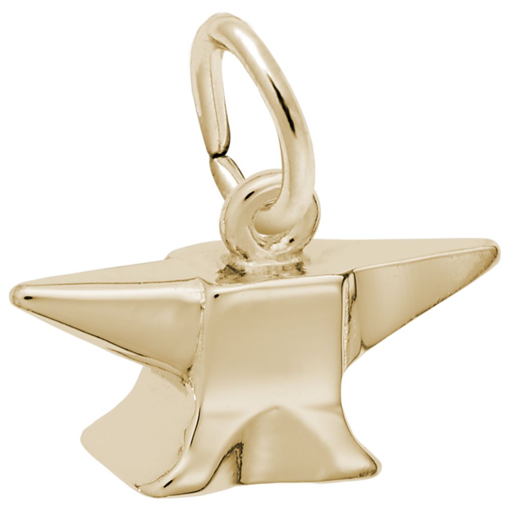 Anvil Charm for Jewelry Making - Silver & Gold Pendant for Bracelets & Necklaces - Perfect for DIY Crafts, Gifts, and Fashion Accessories