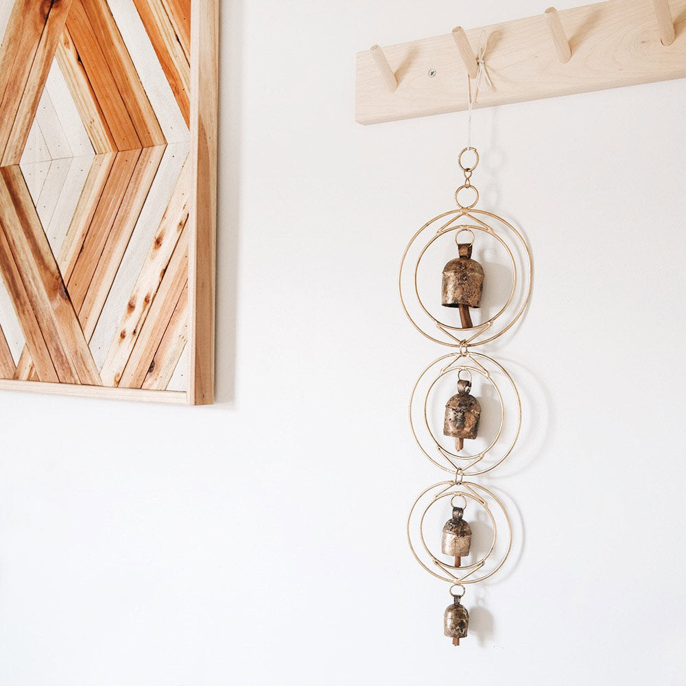 Handmade Copper Wind Chime - Elegant Outdoor Garden Decor for Patio, Porch & Yard - Perfect for Relaxation & Feng Shui
