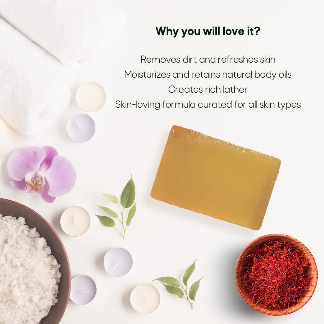 Organic Coconut Milk & Kumkumadi Handmade Bath Soap - 100g Each, Pack of 2 | Natural Skin Care for Dry & Sensitive Skin | Perfect for Spa Day & Relaxing Bath Time