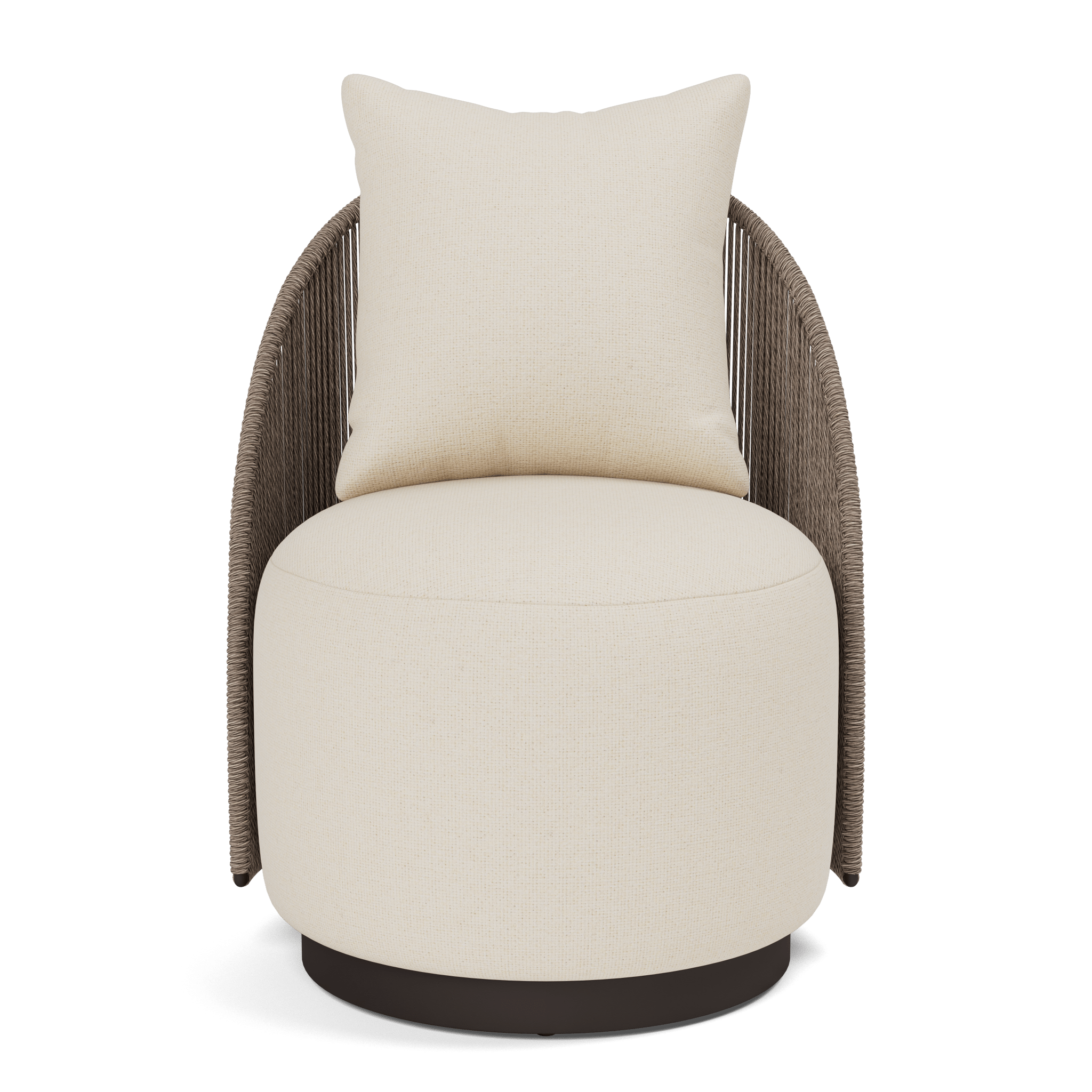 Milan Swivel Dining Chair - Modern Upholstered Kitchen Counter Stool with 360° Rotation - Perfect for Dining Room, Kitchen Island, Bar & Breakfast Nook