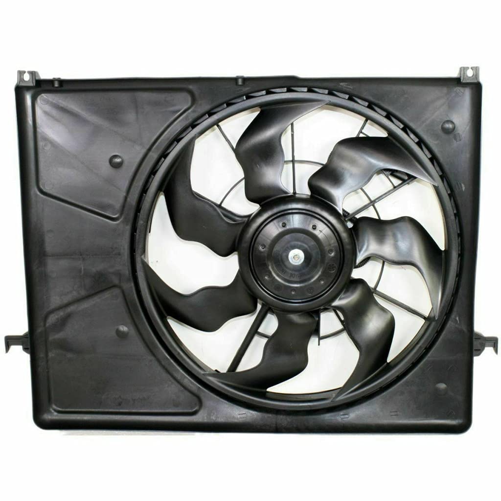 Hyundai Sonata Radiator Fan Replacement 2006-2009 | Compatible with 3.3L Engine Models | OEM Part # HY3117101, 253803K280 | Perfect for Cooling System Repairs & Maintenance