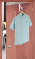 Closet Hanger Factory Premium Double Hanging Over The Door Valet Hook - Space Saving Closet Organizer for Coats, Belts & Accessories | Perfect for Bedrooms, Closets & Entryways