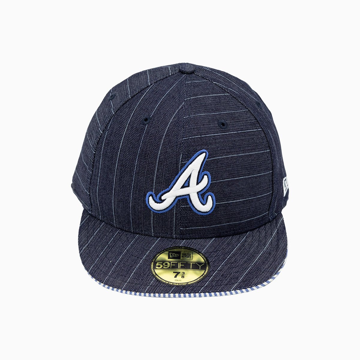 Official Atlanta Braves MLB 59FIFTY Fitted Baseball Cap - Adjustable Snapback Hat for Men & Women - Perfect for Games, Collecting & Everyday Wear