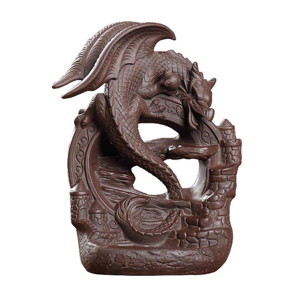 ADSE Flying Dragon Backflow Incense Burner - Waterfall Incense Holder for Home Decor, Meditation & Gifts - Zen Statue Ornament for Living Room, Bedroom & Office Relaxation