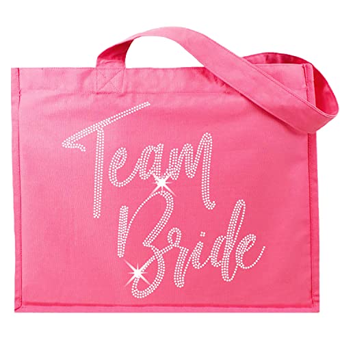 Team Bride - Rhinestone (Hot Pink)