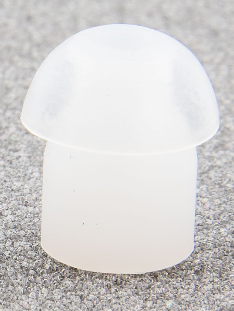 10 Pcs Silicone Replacement Mushroom Earplug Eartips for Motorola/Kenwood/Icom/Vertex Security Headsets - Noise Isolating Earbud Tips for Surveillance Kits & Clear Communication (Ideal for Security Guards, Construction Workers & Loud Environments)