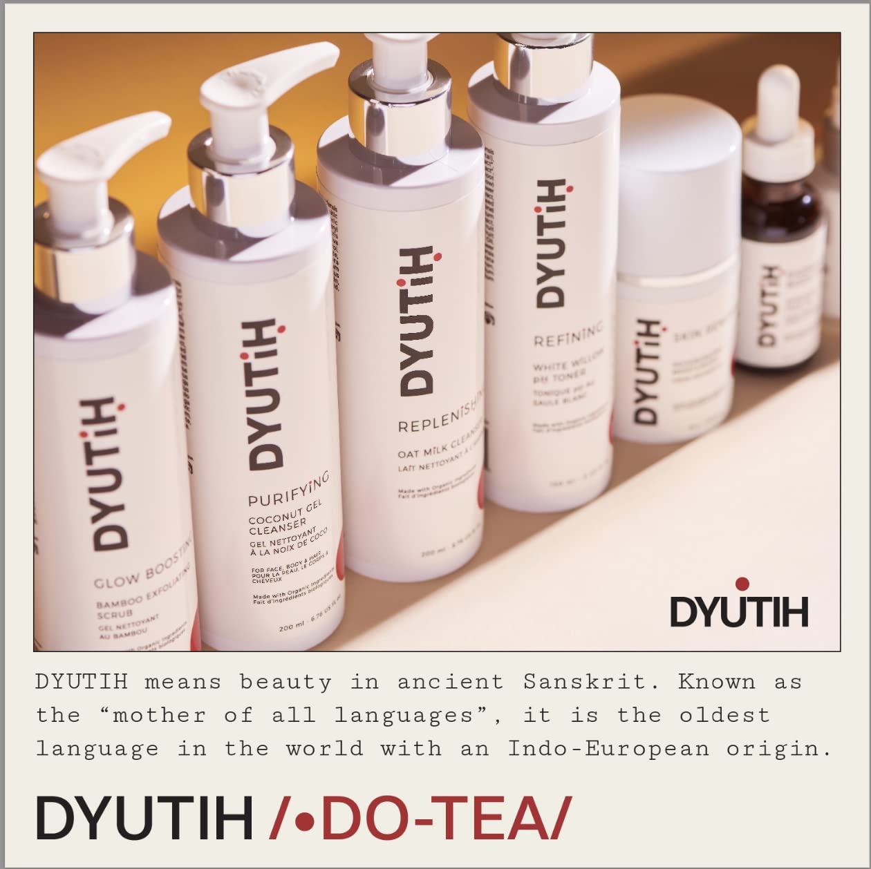 DYUTIH Organics ULTRA GLOW Vitamin C + Lotus Flower Serum - Cruelty-Free, Vegan, Plant-Based with Organic Ingredients (1 fl.oz) | Brightening Facial Treatment for Dull Skin & Anti-Aging Skincare Routine