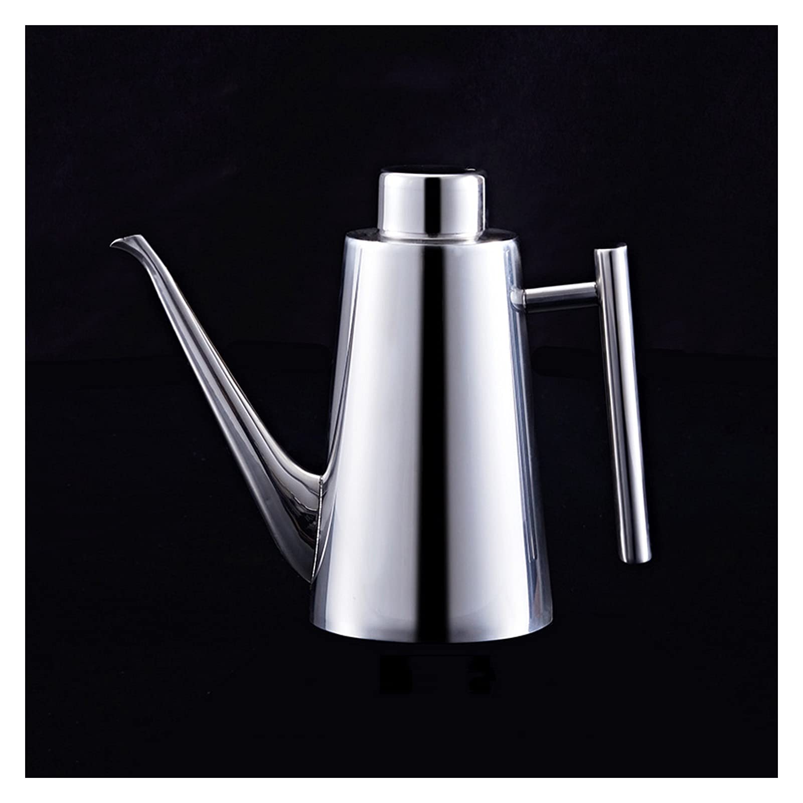 Premium Stainless Steel Oil Sprayer Bottle with Handle - Leakproof Kitchen Oil Dispenser with Spout for Cooking, Baking & Salad Dressing - Ideal for Home, Hotel & Restaurant Use