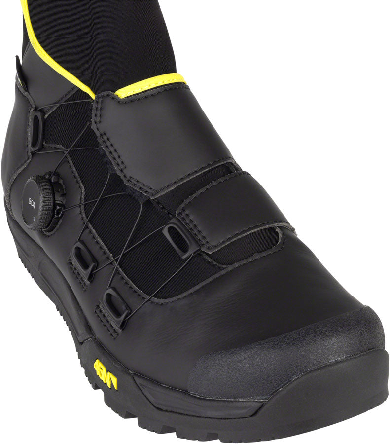 45NRTH Ragnarok BOA Cycling Boots - Winter Bike Shoes for Men, Waterproof & Insulated, Black, Size 48 - Perfect for Cold Weather Commuting and Mountain Biking