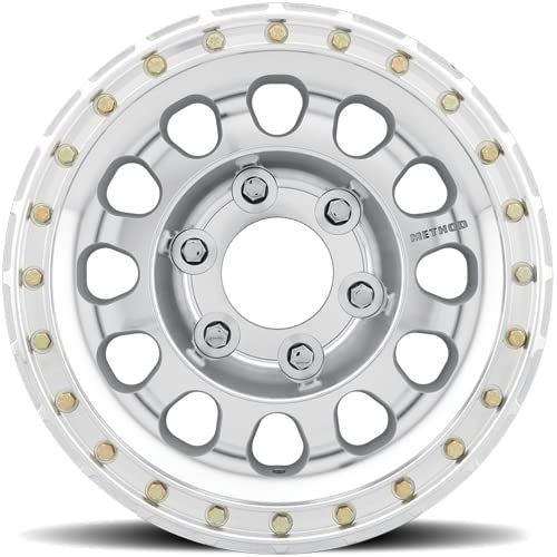 Method Race Wheels 103 Beadlock Machined Wheel RAW - 17x9 Inches, 6x5.5 Bolt Pattern, -12mm Offset - Off-Road, Truck & Jeep Wheels for Adventure & Racing