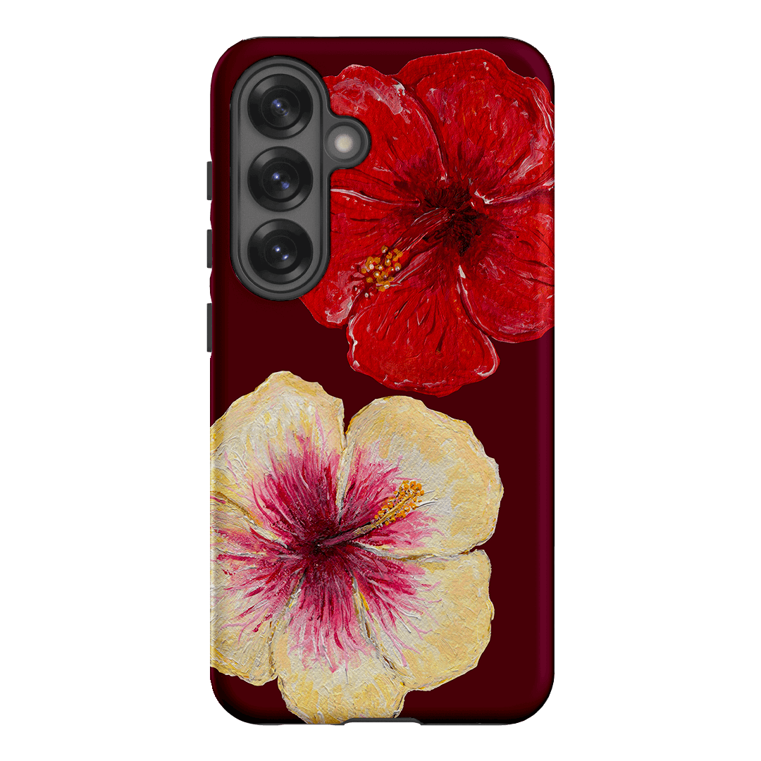 Premium Hibiscus Flower Phone Case - Durable Protective Cover for iPhone & Samsung - Tropical Floral Design for Beach, Vacation & Summer Style
