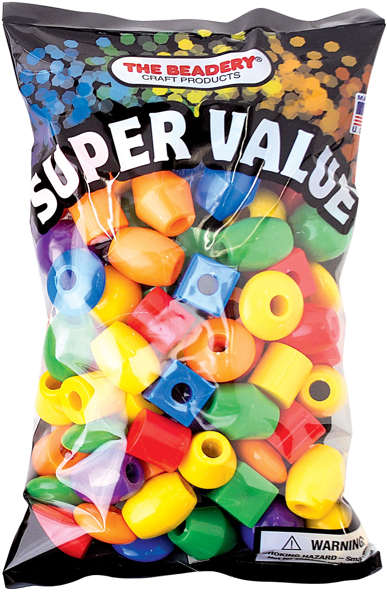 The Beadery 1590SV076 Large Multi-Color Jewelry Making Beads Kit - Perfect for DIY Bracelets, Necklaces, and Craft Projects