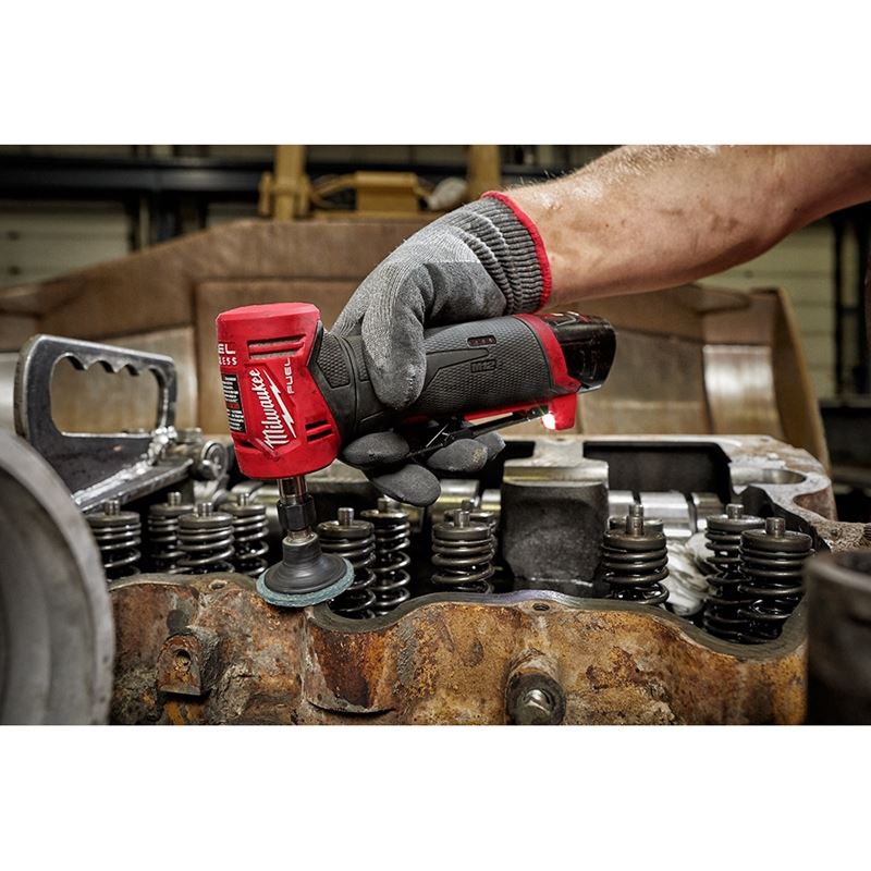 M12 FUEL 12V Brushless Cordless Right Angle Die Grinder Kit (2485-22) - Perfect for Metalworking, Automotive Repair & DIY Projects