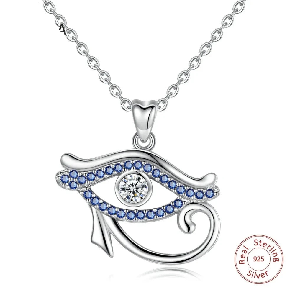 Eye of Ra Necklace - Ancient Egyptian Symbol Pendant for Men & Women - Perfect for Spiritual Protection, Fashion Jewelry & Gift Giving - Ideal for Meditation, Yoga & Everyday Wear