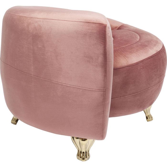 Luxury Velvet Armchair with Snake Print - Modern Accent Chair for Living Room, Bedroom, or Office - Soft Mauve Upholstered Lounge Chair for Home Decor