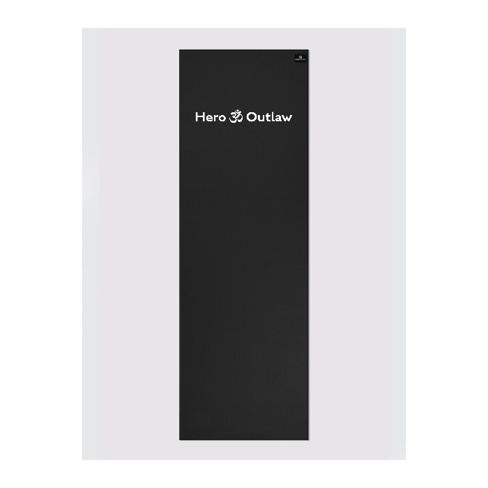 Custom 6mm Personalized Yoga Mat with Unique Design - Black | Perfect for Home Workouts, Studio Classes & Meditation