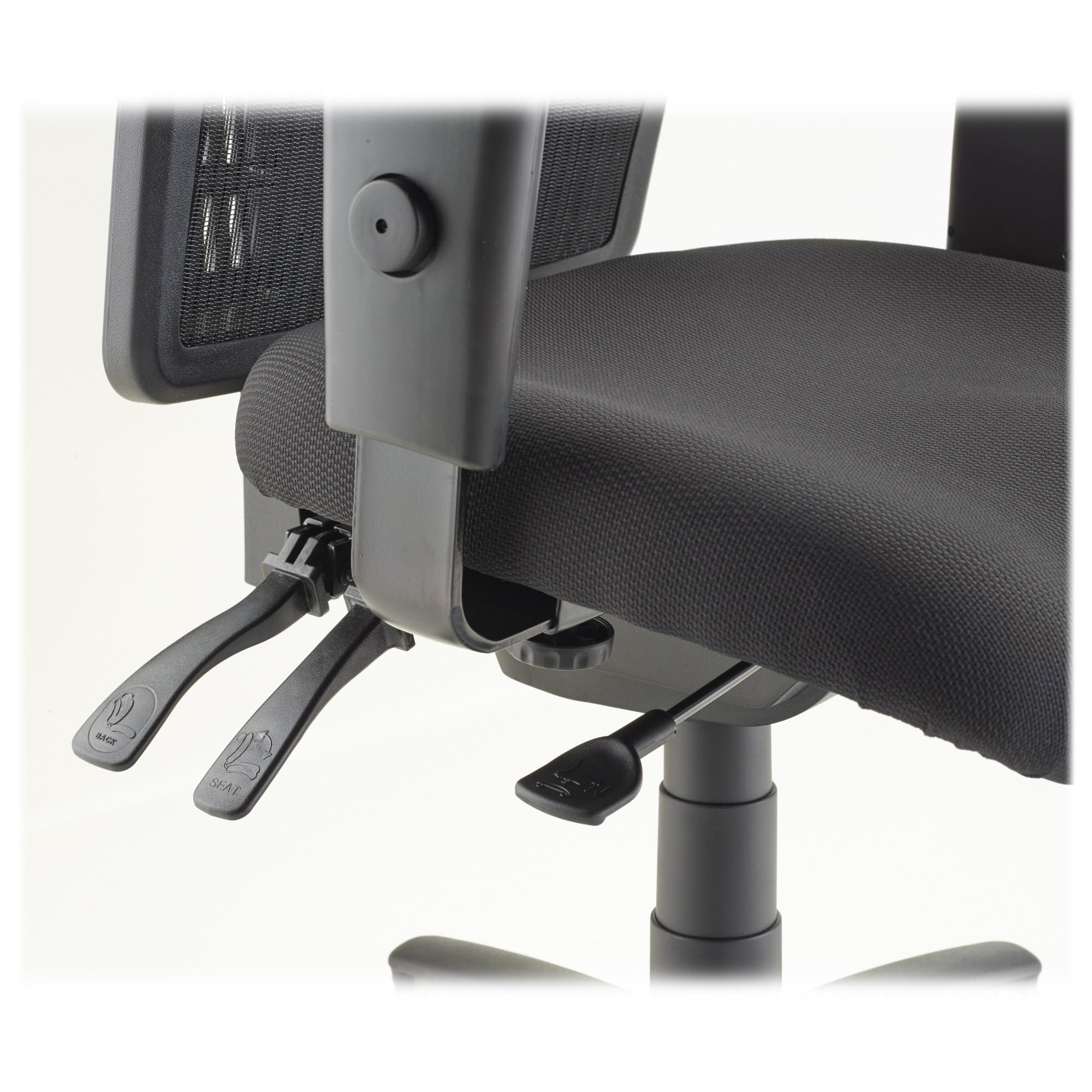 Lorell ErgoMesh Executive Chair - High Back Ergonomic Office Chair in Black for Home & Business Workspaces