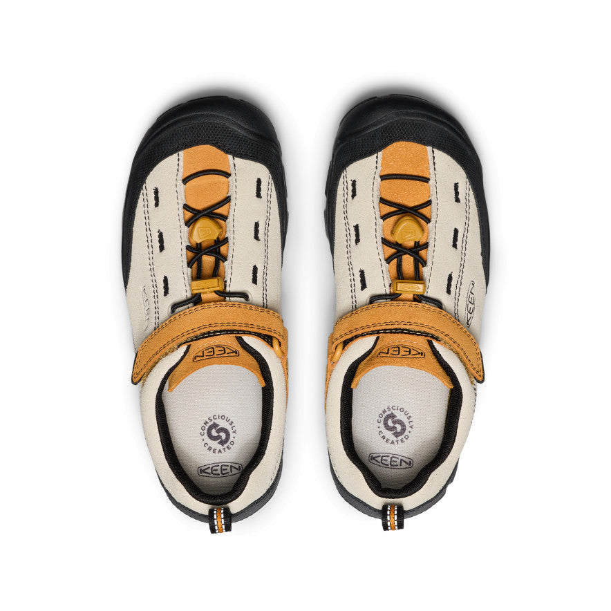 Big Kids' Jasper II Sneakers in Birch/Oak Buff - Comfortable & Stylish Shoes for School, Play & Everyday Wear