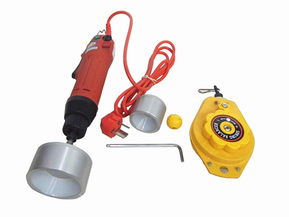 CGOLDENWALL Electric Bottle Capping Machine - Automatic Screw Cap Sealer for Round Bottles (10-50mm Diameter) | 110V/220V Dual Voltage | Perfect for Home Brewing, DIY Cosmetics & Small Business Packaging
