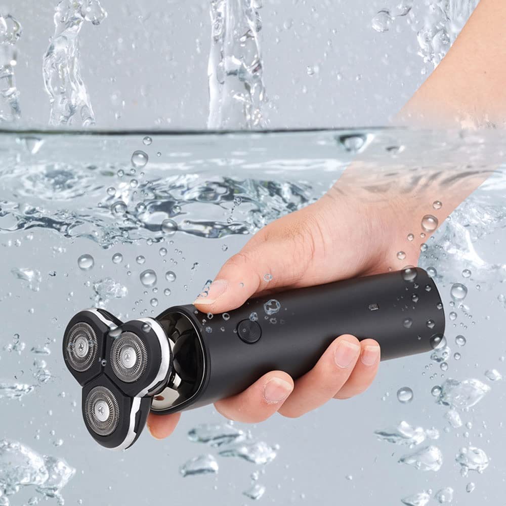 Premium Electric Razor for Men - IPX6 Waterproof Metal Shaver with USB Rechargeable - Perfect for Travel, Gym & Daily Grooming