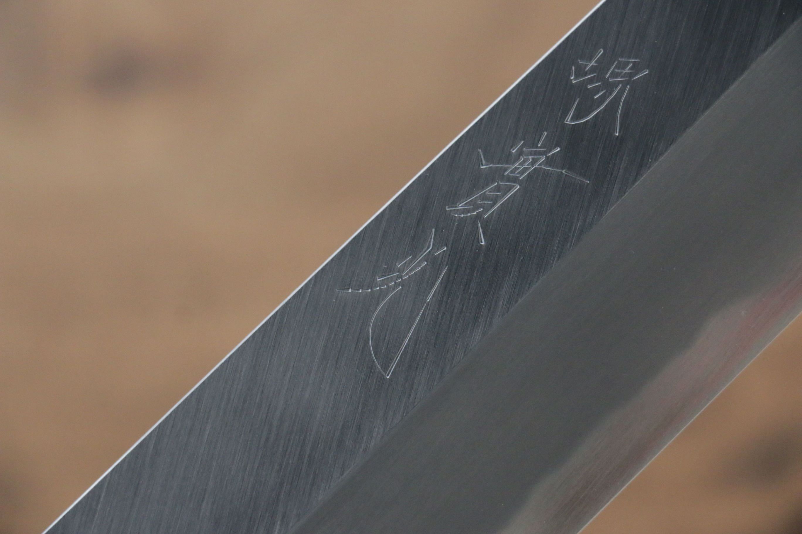 Premium Jikko White Steel No.2 Kamagata Usuba 180mm Japanese Chef Knife with Shitan Handle - Professional Sushi & Vegetable Cutting Tool for Home Cooks & Chefs