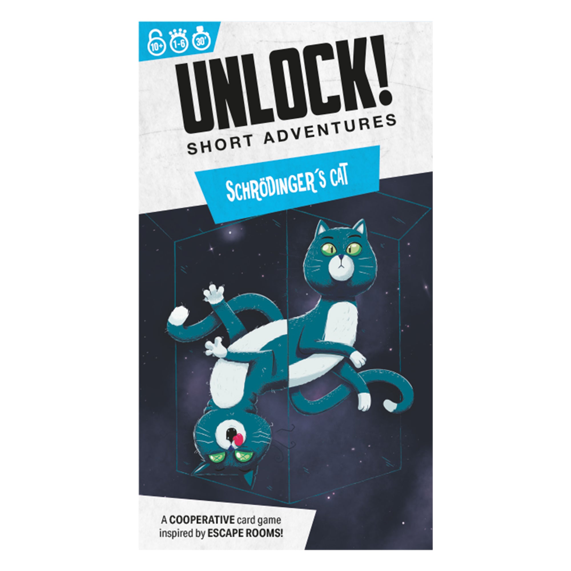 UNLOCK! Short: Schrodinger's Cat - Escape Room Board Game for Adults & Teens - Perfect for Game Nights & Family Gatherings