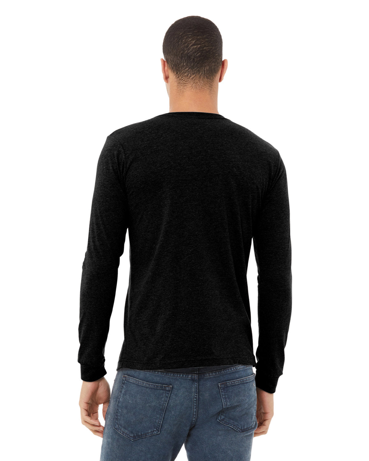 Bella + Canvas 3501CVC Unisex CVC Jersey Long Sleeve T-Shirt - Soft Cotton Blend Crewneck Tee for Men & Women - Perfect for Casual Wear, Layering & Everyday Comfort