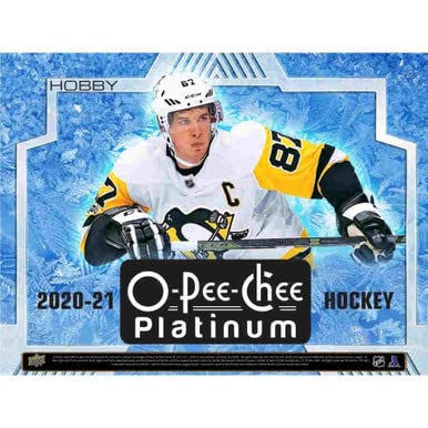 2020-21 Upper Deck O-Pee-Chee Platinum Sealed Hobby Box - Collectible Hockey Cards for Trading, Gifting & Display
